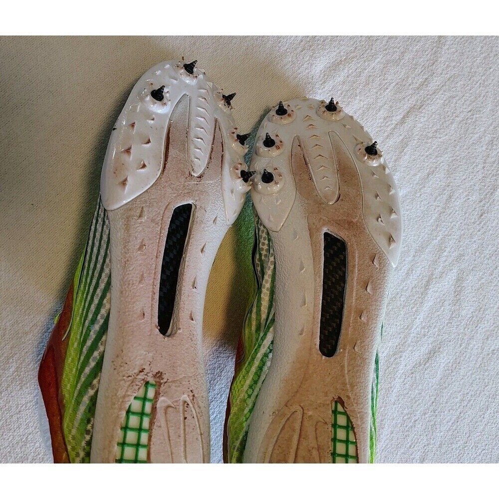 Nike Zoom Mamba 3 Track Spikes Mens 7.5 Volt Green Distance Racing - Picture 6 of 9